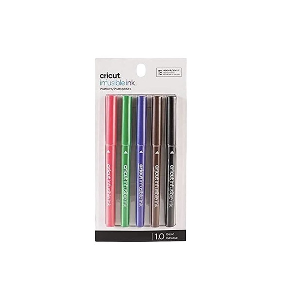 Cricut INFUSIBLE INK Markers 1.0 BASIC Colors 5 Count 2006256 Plotter Pens - Picture 2 of 6